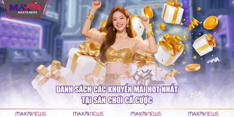 Danh sách các khuyến mãi hot nhất tại sân chơi cá cược