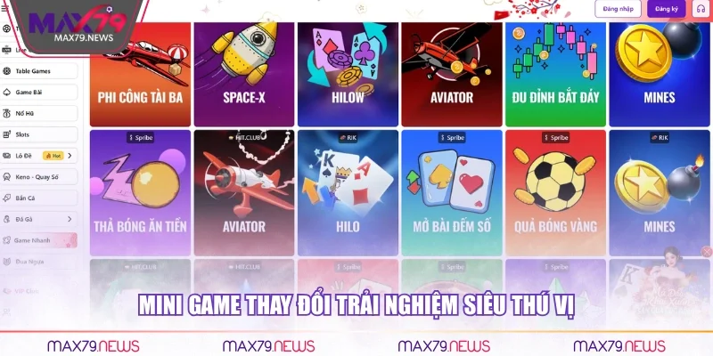 Mini game thay đổi trải nghiệm siêu thú vị