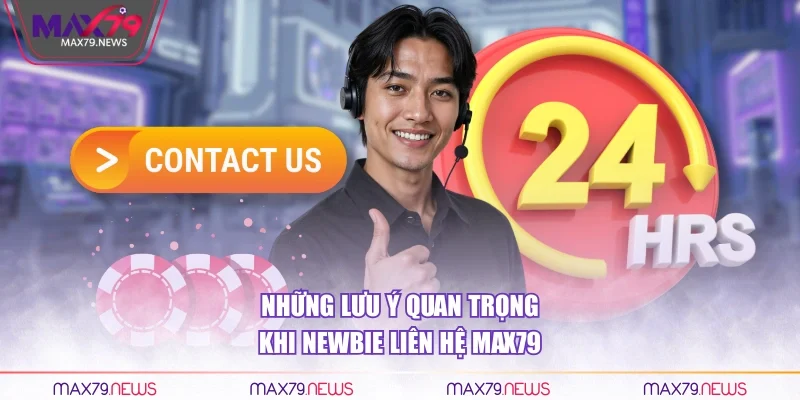 Những lưu ý quan trọng khi newbie liên hệ Max79